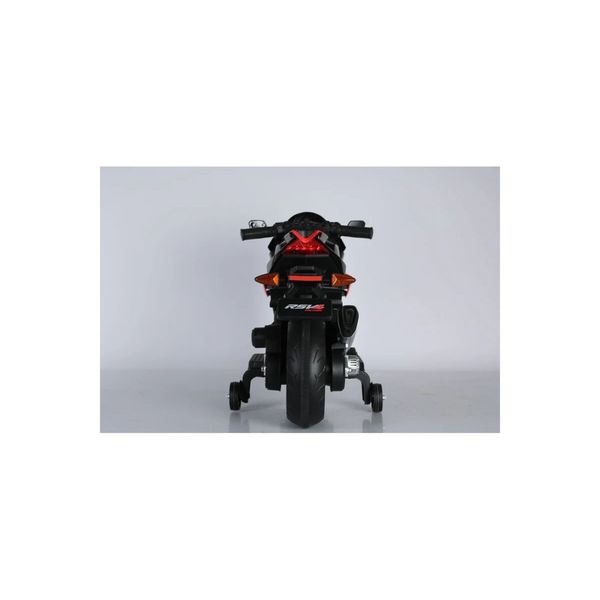Moto elettrica per bambini aprilia racing rsv4 small 12v nera – design sportivo - adatta per bambini dai 3 anni in su - LAMAS