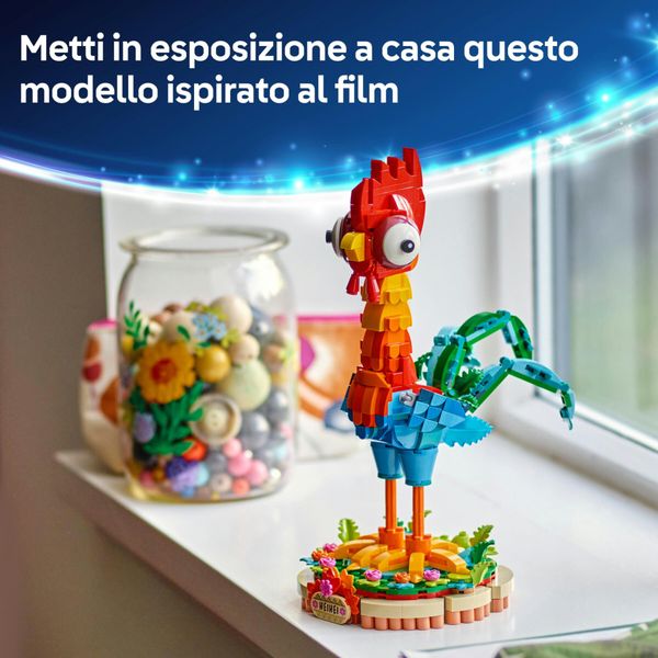 Heihei lego ǀ disney 43272 modello di animale snodabile dal film vaiana 2, giochi per bambini 9+, idea regalo da collezione - LEGO DISNEY PRINCESS, LEGO