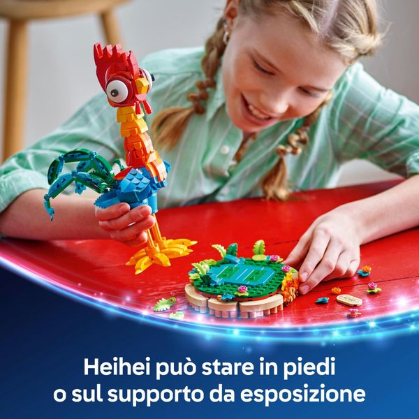 Heihei lego ǀ disney 43272 modello di animale snodabile dal film vaiana 2, giochi per bambini 9+, idea regalo da collezione - LEGO DISNEY PRINCESS, LEGO
