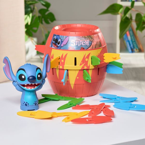 Stitch nasconde in un barile - gioco di abilità con personaggio lilo & stitch - 4+ - Disney Stitch