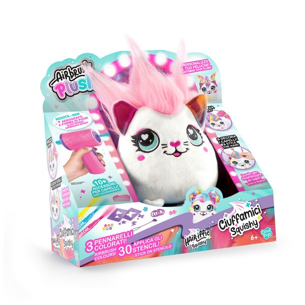 Airbrush plush i ciuffamici - linea peluche my pets - assortito - 6+ - AIRBRUSH