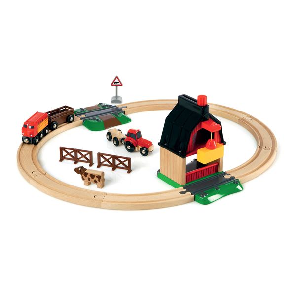 Brio set ferrovia animali - 30 pezzi - pista in legno per bambini - BRIO