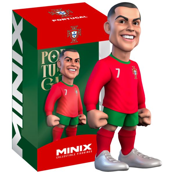 Minix collectible figurines - cristiano ronaldo - portogallo - 