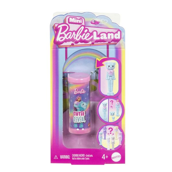 Barbie mini barbieland - cutie reveal serie pigiamini - bambola assortita singola - Barbie