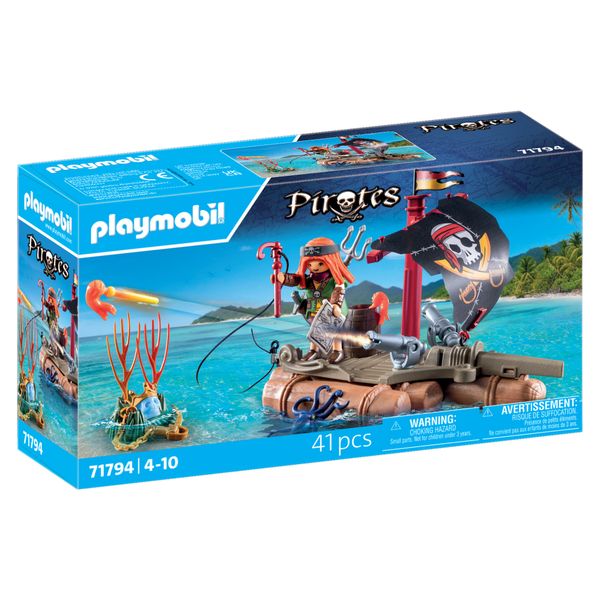 Playmobil pirates 71794 zattera dei pirati - 4+ anni - Playmobil