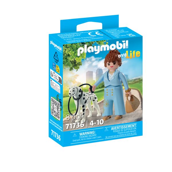 Playmobil my life 71736 dalmata con personaggio - 4+ anni - Playmobil