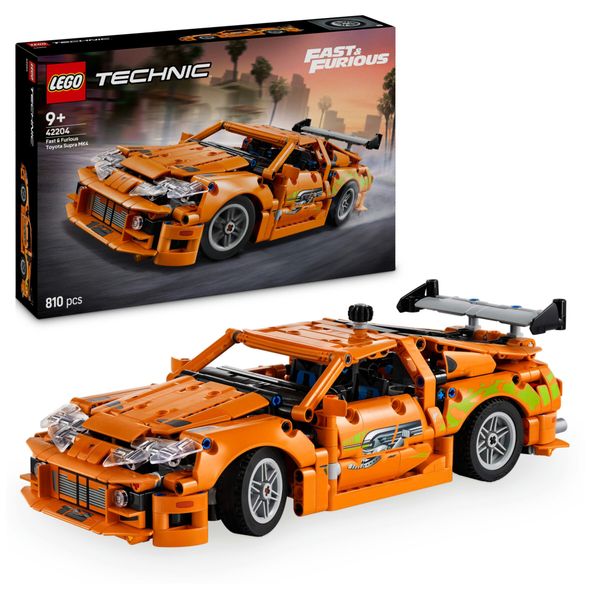 Lego technic 42204 fast and furious toyota supra mk4, macchina giocattolo, motore 6 cilindri e portiere apribili per bambini9+ - LEGO TECHNIC, Lego