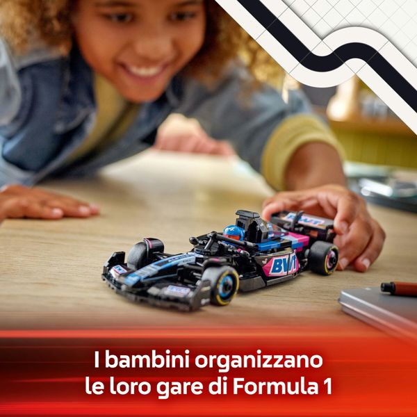 Lego speed champions 77248 auto da corsa bwt alpine f1 team a524 macchina giocattolo da collezione con minifigure, bambini 10+ - LEGO SPEED CHAMPIONS, LEGO