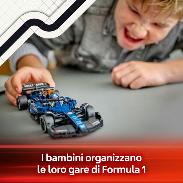 Lego speed champions 77249 auto da corsa f1 williams racing fw46 macchina giocattolo da collezione con minifigure, bambini 10+ - LEGO SPEED CHAMPIONS, LEGO