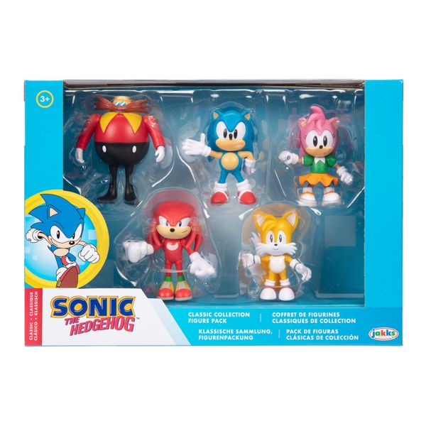 Sonic multipack - action figure articolate 6 cm con i personaggi più amati - Sonic