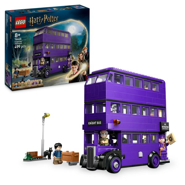 Lego harry potter 76446 avventura su nottetempo con 5 minifigure, autobus giocattolo a 3 piani apribile, gioco per bambini 8+ - LEGO HARRY POTTER, Lego