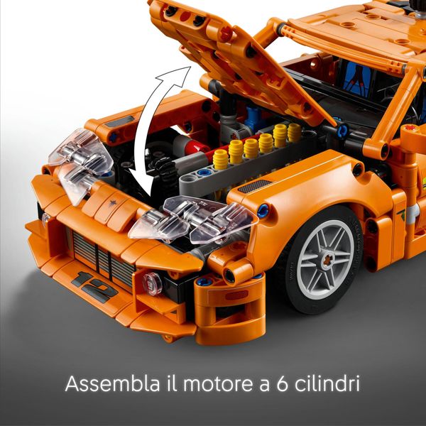 Lego technic 42204 fast and furious toyota supra mk4, macchina giocattolo, motore 6 cilindri e portiere apribili per bambini9+ - LEGO TECHNIC, LEGO
