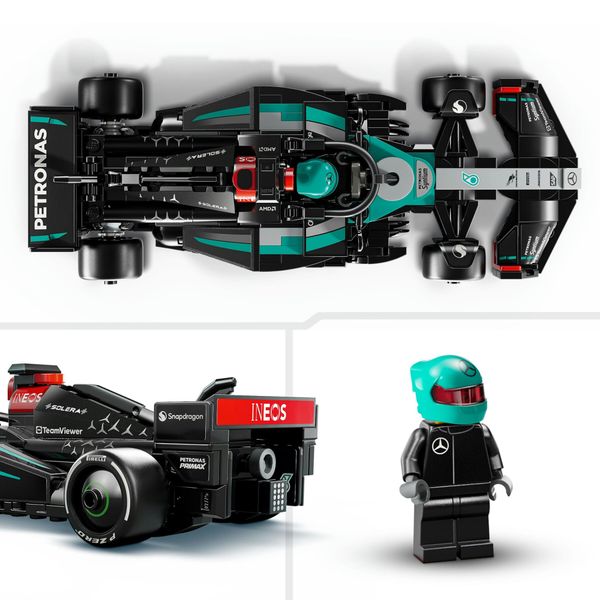 Lego speed champions 77244 auto da corsa mercedes-amg petronas f1 w 15 macchina giocattolo da collezione con pilota, bambini10+ - LEGO SPEED CHAMPIONS, LEGO