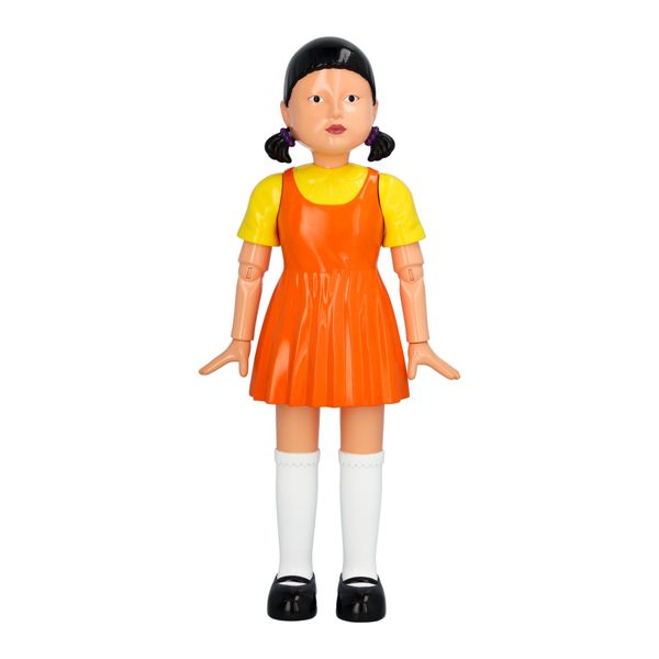 Squid game electronic doll young hee - bambola interattiva con testa rotante, sensori, luci e suoni - Squid Game