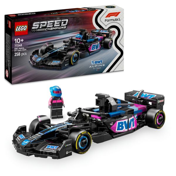 Lego speed champions 77248 auto da corsa bwt alpine f1 team a524 macchina giocattolo da collezione con minifigure, bambini 10+ - LEGO SPEED CHAMPIONS, Lego