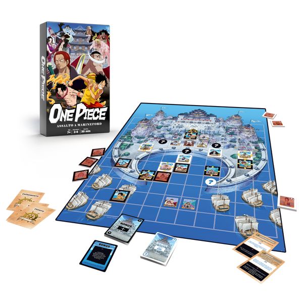 One piece assalto a marineford - inizia l'avventura! - gioco da tavolo -  3-6 giocatori - 7+ anni - ONE PIECE