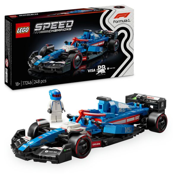 Lego speed champions 77246 auto da corsa f1 visa cash app rb vcarb 01 macchina da collezione, regalo per uomo, donna e adulti - LEGO SPEED CHAMPIONS, Lego