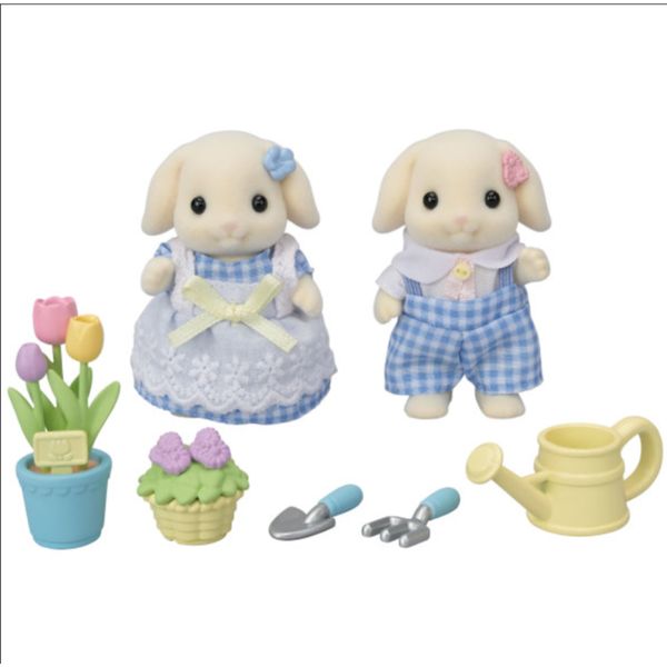 Sylvanian families fratello e sorella coniglio flora - personaggi - SYLVANIAN FAMILIES