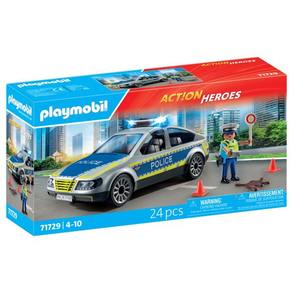 Playmobil action heroes 71729 - auto della polizia per bambini dai 4 anni - Playmobil