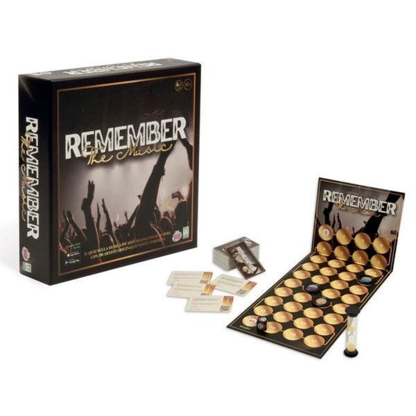 Remember the music: il gioco musicale con 300 artisti, quiz e qrcode spotify - 2-6 giocatori - 12+ - 3D MAGIC