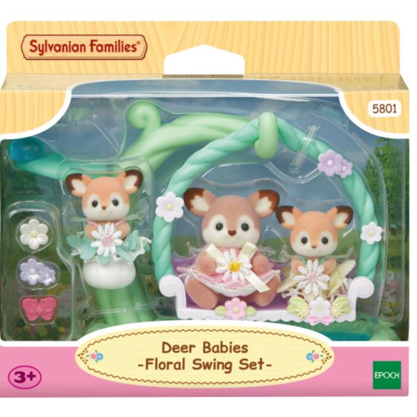 Sylvanian families bebè cervo altalena floreale - personaggi collezionabili - SYLVANIAN FAMILIES