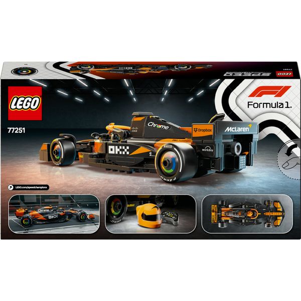 Lego speed champions 77251 auto da corsa mclaren f1 team mcl38 macchina giocattolo da collezione con minifigure per bambine10+ - LEGO SPEED CHAMPIONS, LEGO