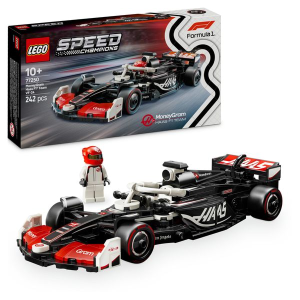 Lego speed champions 77250 auto da corsa moneygram haas f1 team vf-24 macchina giocattolo con minifigure per bambini 10+ - LEGO SPEED CHAMPIONS, Lego