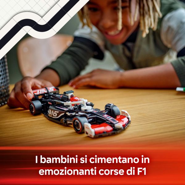 Lego speed champions 77250 auto da corsa moneygram haas f1 team vf-24 macchina giocattolo con minifigure per bambini 10+ - LEGO SPEED CHAMPIONS, LEGO