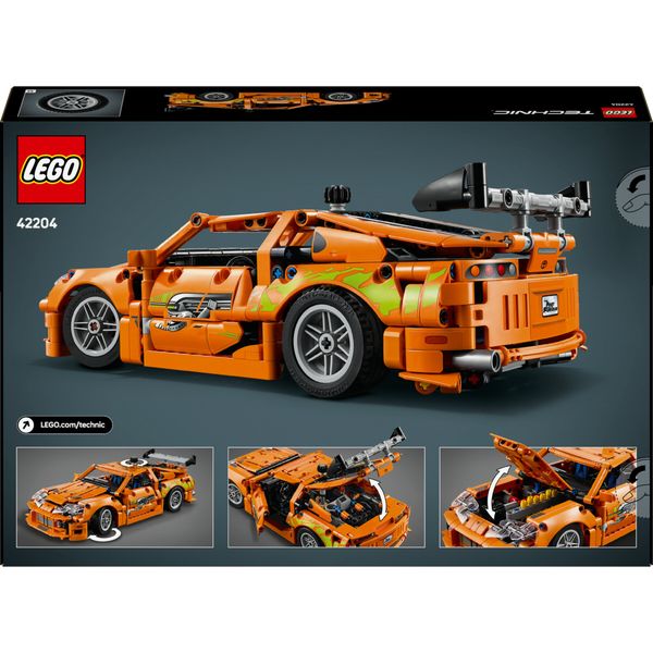 Lego technic 42204 fast and furious toyota supra mk4, macchina giocattolo, motore 6 cilindri e portiere apribili per bambini9+ - LEGO TECHNIC, LEGO