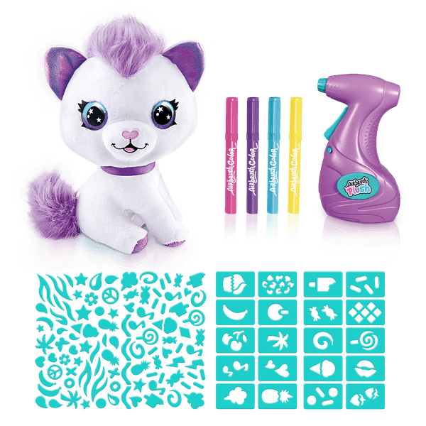 Airbrush plush - peluche gattino - libera la fantasia - ROCCO GIOCATTOLI