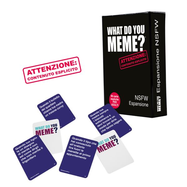 What do you meme? espansione nsfw - yas!games - l'unico in italiano - ROCCO GIOCATTOLI