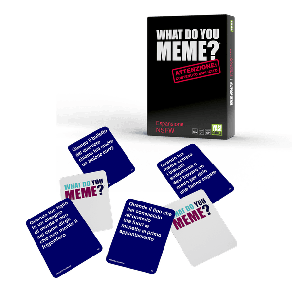 What do you meme? espansione nsfw - yas!games - l'unico in italiano - ROCCO GIOCATTOLI