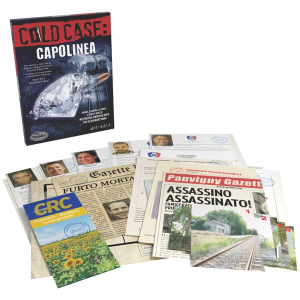 Thinkfun cold case 4: escape room - capolinea - gioco investigativo 14+ - RAVENSBURGER