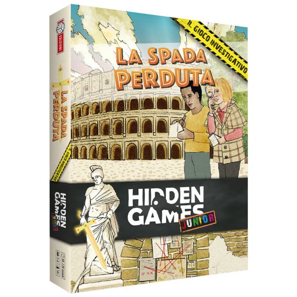 Hidden games junior - la spada perduta - gioco investigativo per bambini -2-6 giocatori - 10+ - 