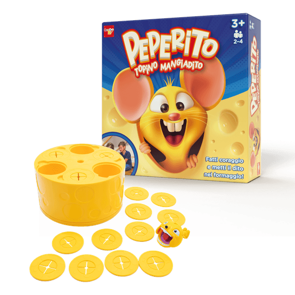 Peperito topino mangiadito - giocoro' - gioco da tavolo - ROCCO GIOCATTOLI