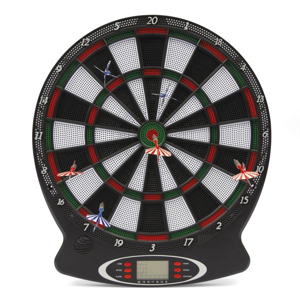 Bersaglio elettronico 38cm con 12 freccette incluse - SUN&SPORT