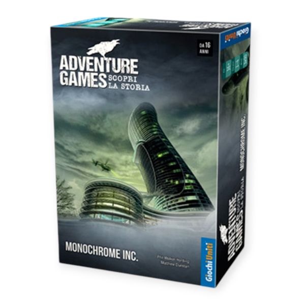 Adventure game: monochrome inc. - gioco da tavolo per 1-4 giocatori dai 12 anni in su - Giochi Uniti