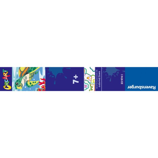 Ravensburger creart - tartaruga marina - set artistico per bambini 9+ anni - RAVENSBURGER