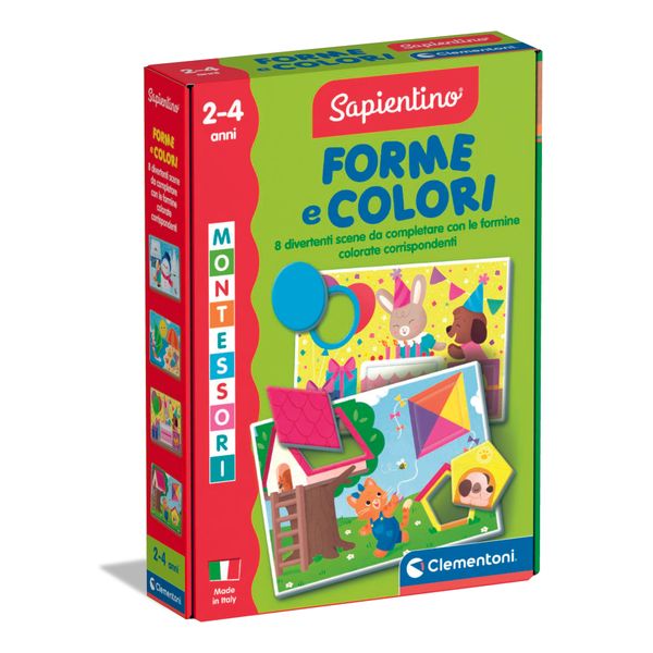 Clementoni montessori forme e colori 16847 – gioco educativo per bambini - SAPIENTINO