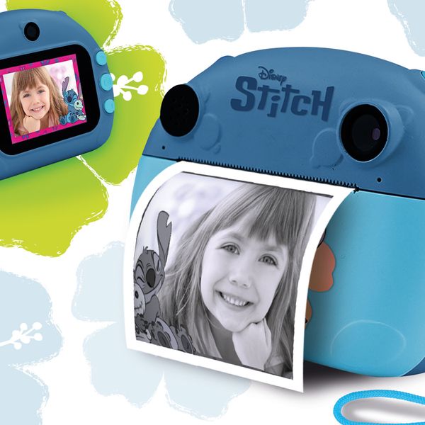 Stitch print cam – la fotocamera istantanea di stitch per stampare, modificare e condividere le tue foto! - LISCIANI, Disney Stitch