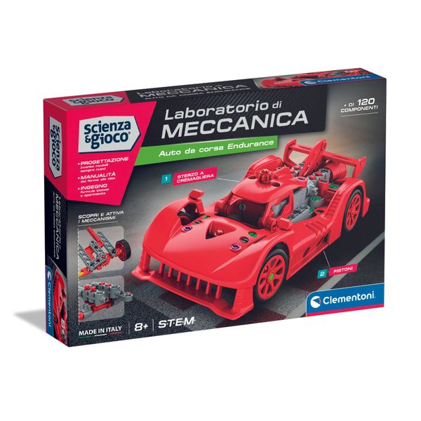 Clementoni scienza & gioco endurance racing car 19404 – gioco macchina da corsa - CLEMENTONI