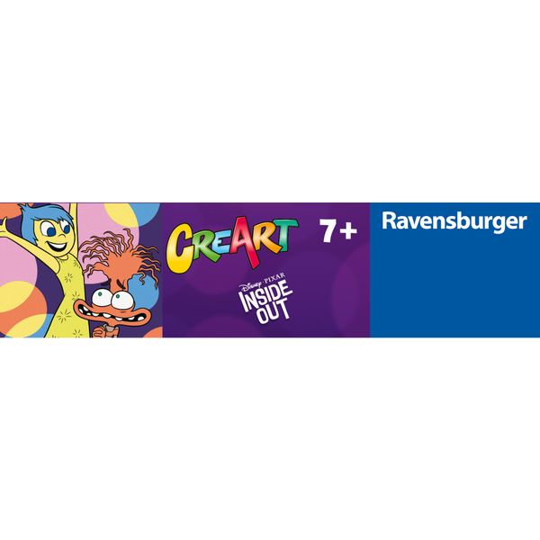 Ravensburger creart - inside out - attività artistica per bambini 7+ anni - Disney