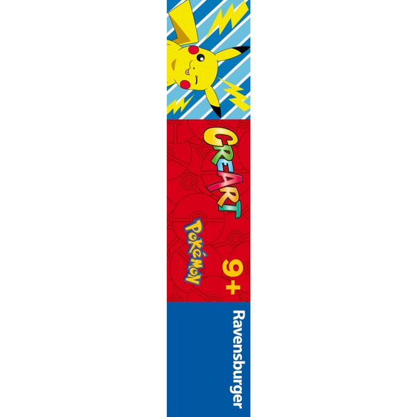 Ravensburger creart - pokémon pikachu - dipingi con i numeri, idea regalo 9+ anni - POKEMON