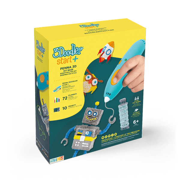 3doodler start+ set penna base: i tuoi sogni in 3d - ROCCO GIOCATTOLI
