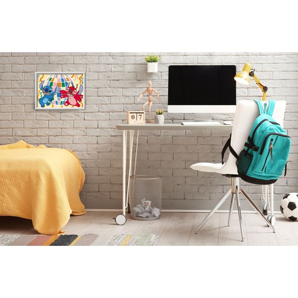 Ravensburger creart - stitch & leroy - set per dipingere con tavola e colori, 9+ anni - Disney Stitch
