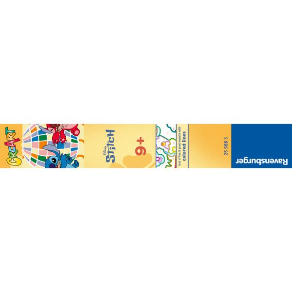 Ravensburger creart - stitch & leroy - set per dipingere con tavola e colori, 9+ anni - Disney Stitch