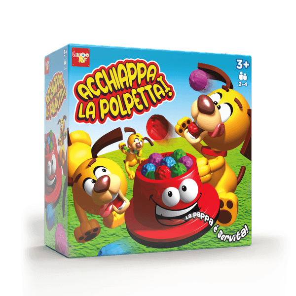 Acchiappa la polpetta - giocoro' - gioco da tavolo per bambini - ROCCO GIOCATTOLI