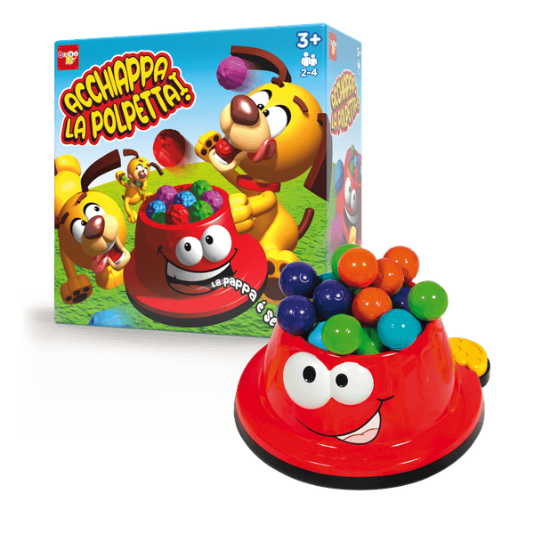 Acchiappa la polpetta - giocoro' - gioco da tavolo per bambini - ROCCO GIOCATTOLI
