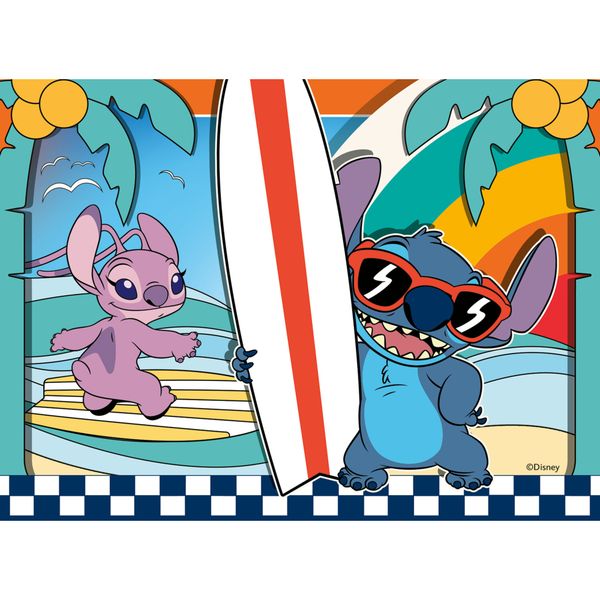 Ravensburger - puzzle disney stitch - set 4 in 1 | 4 puzzle (12-16-20-24 pezzi) -età 3+ - Disney Stitch