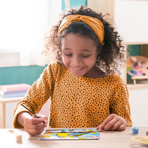 Ravensburger creart - gli inseparabili - kit di disegno con colori e pennello, 9+ anni - RAVENSBURGER